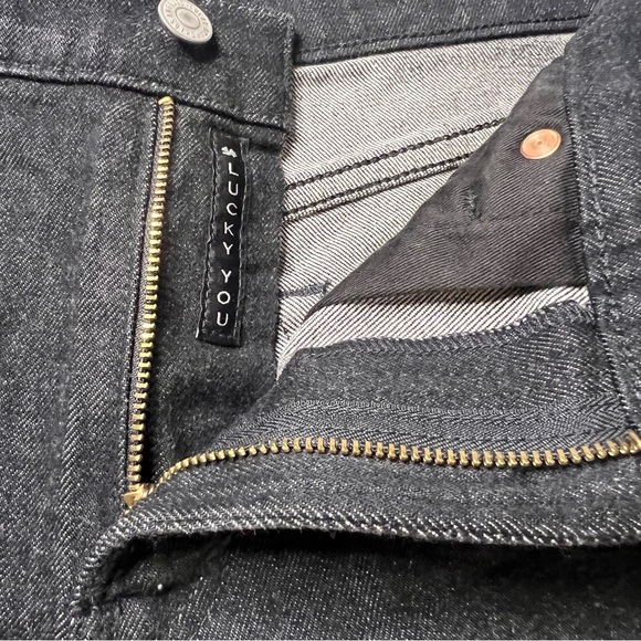 Lucky Brand Relaxed Black Denim Women's Shorts - Picture 4 of 8